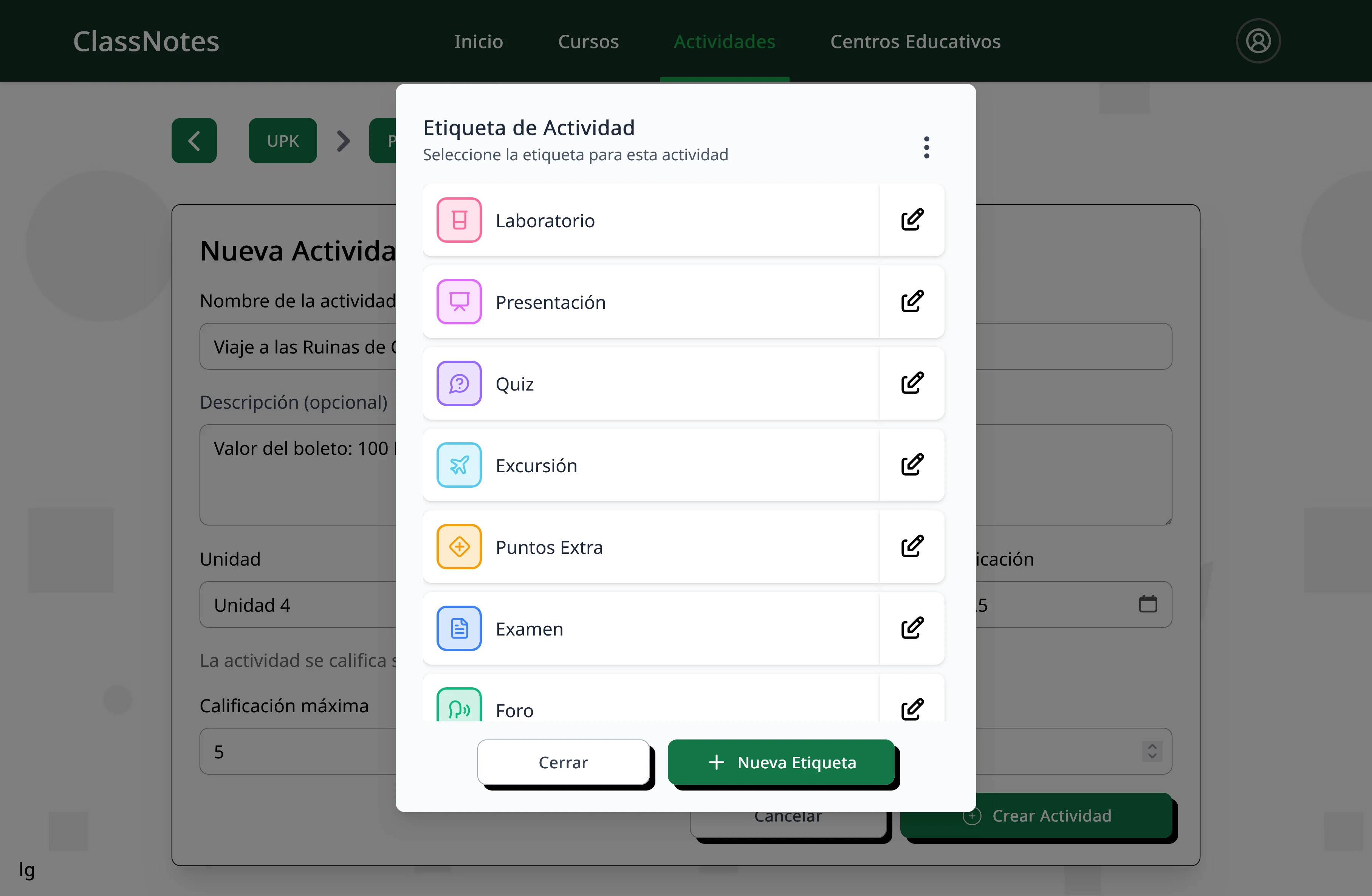ClassNotes: Vista 16