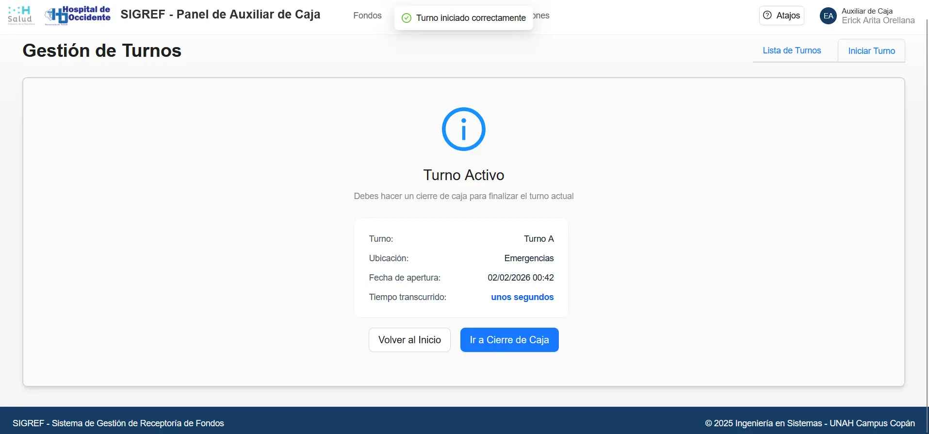 SIGREF – Auditoría