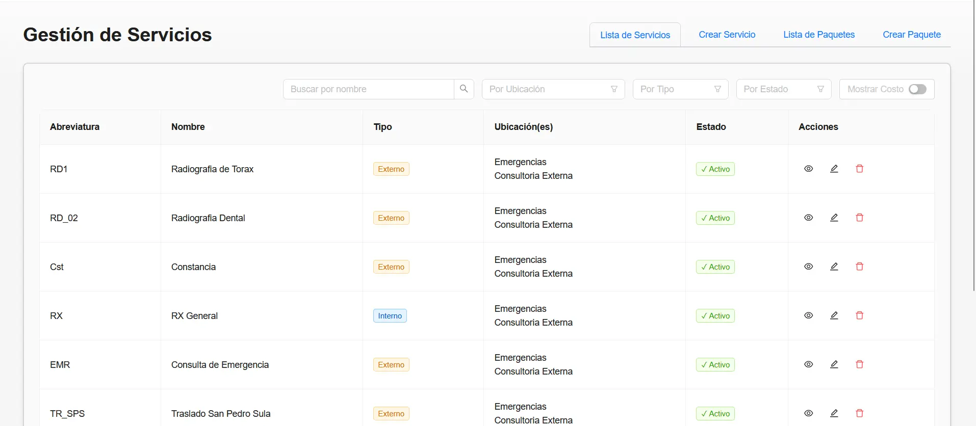 SIGREF – Gestión de pacientes