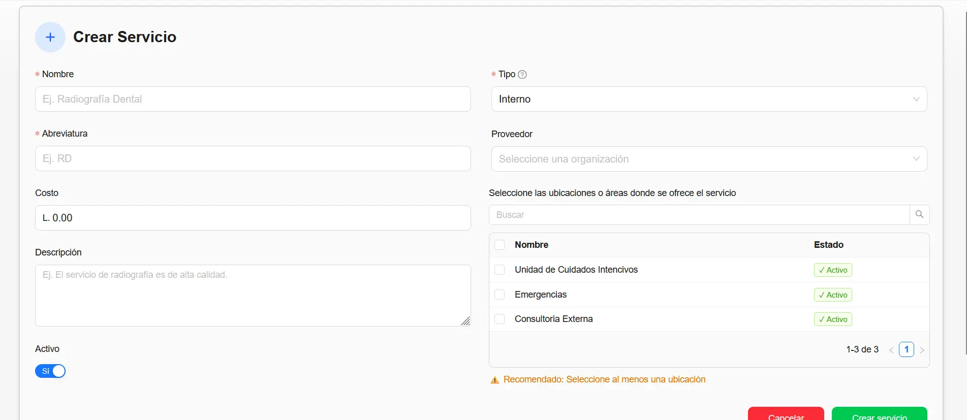 SIGREF – Módulo de ingresos